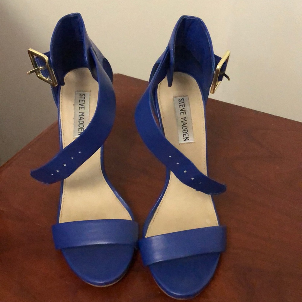 Steve Madden top strap stiletto heels